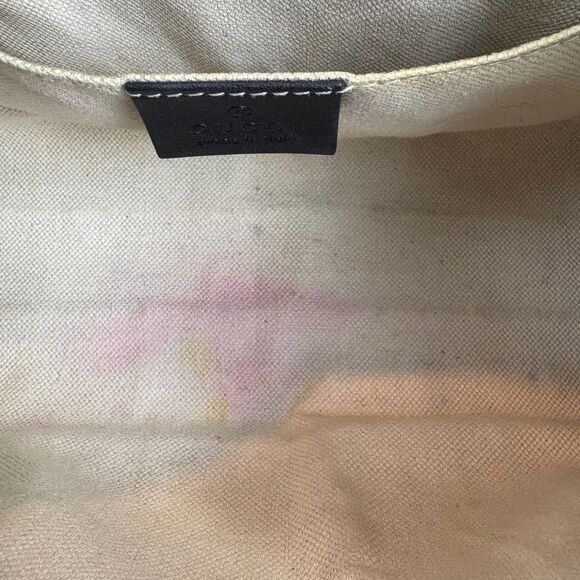 Gucci Chain Mini Shoulder Bag Emily Shima Leather Black 2way Tassel - Picture 9 of 12